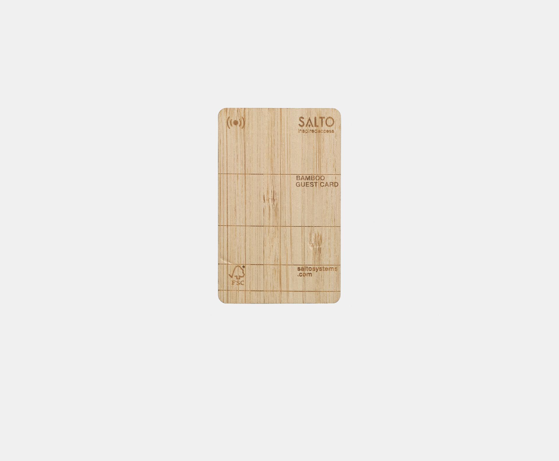 Bamboo Guest Key Card Finish