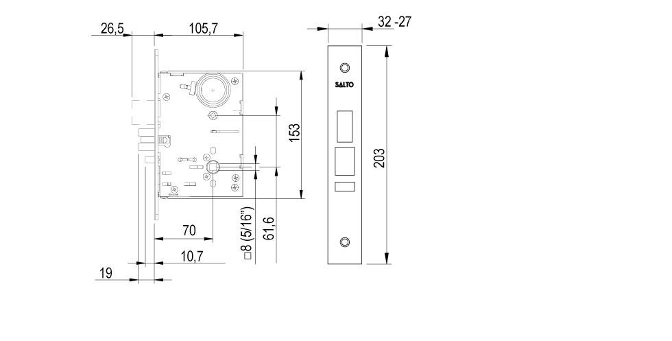 LA1T Technical Drawing