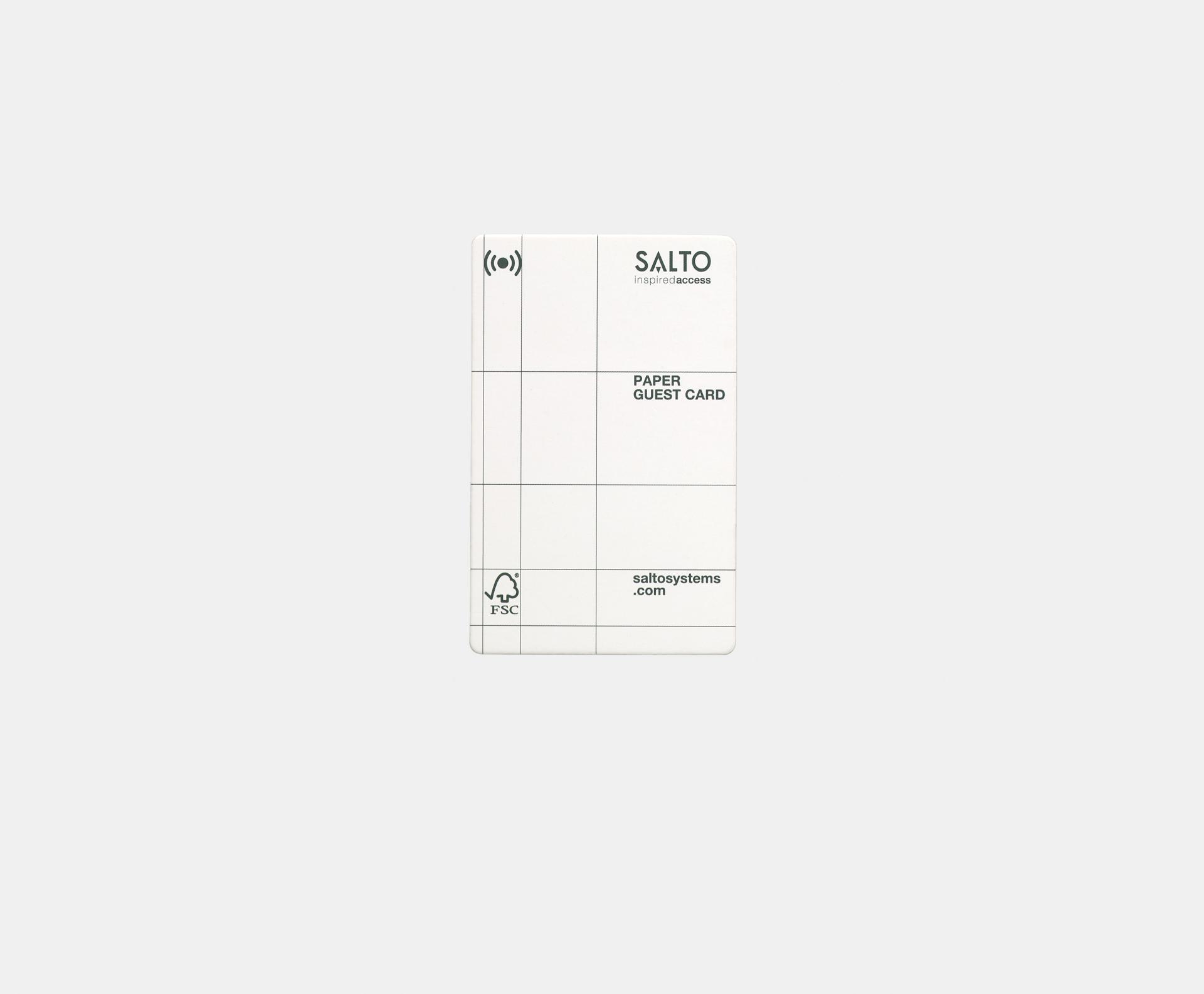 Paper Guest Key Card finish