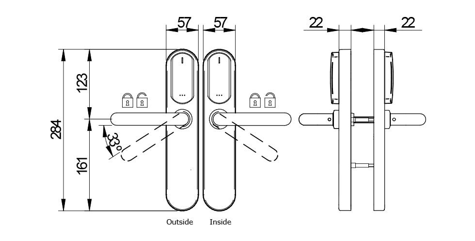 xs4-original-din-double-reader-tech-drawing