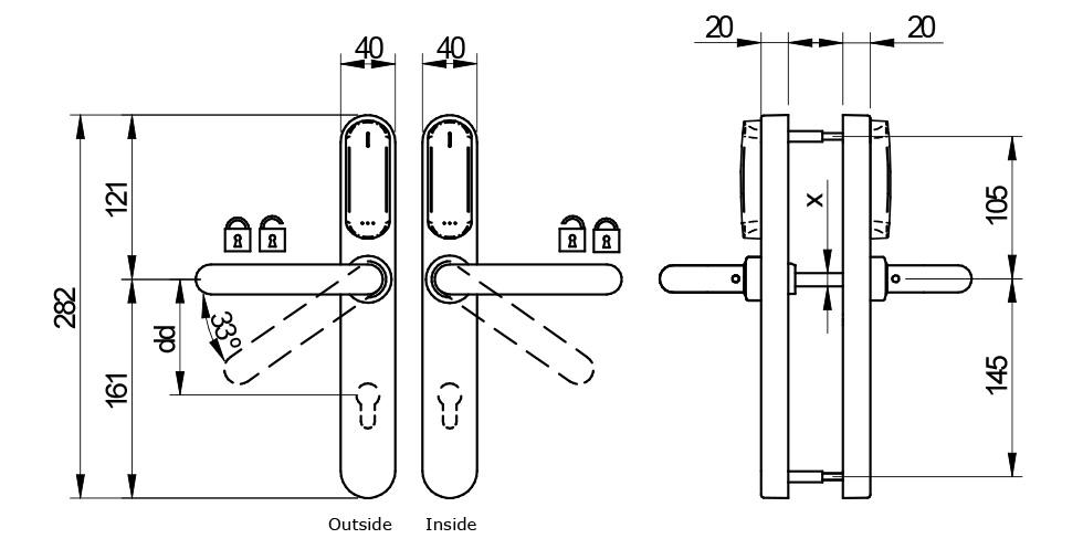 xs4-original-euro-double-reader-tech-drawing